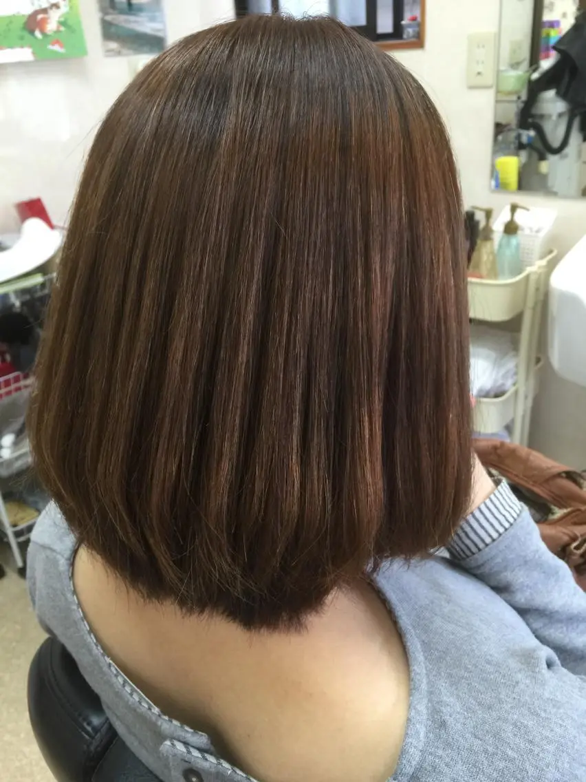 ミディアム 石塚 浩のヘアスタイル