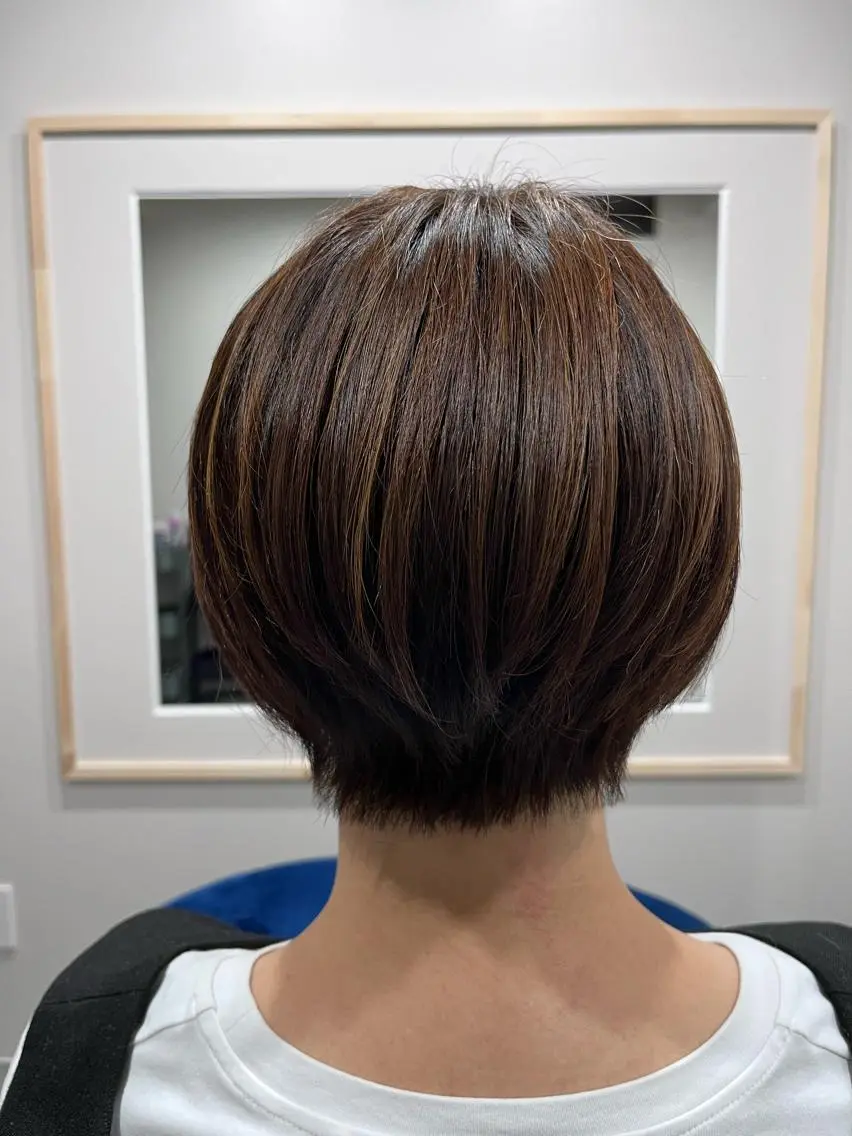 ショート カラー liL  hair サトウリョウタのヘアスタイル