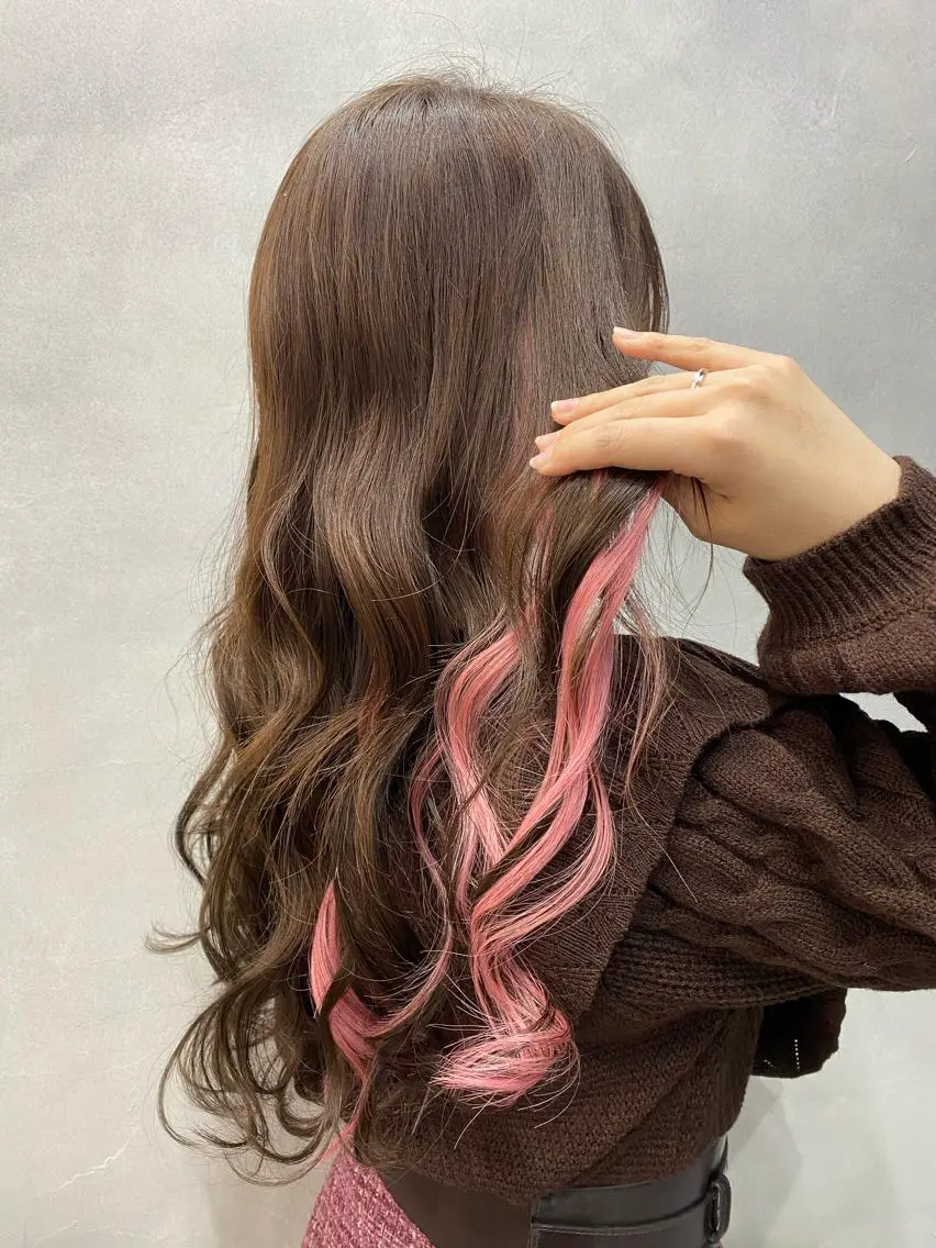 ロング カラー ヘアアレンジ FAAM Tsuneのヘアスタイル