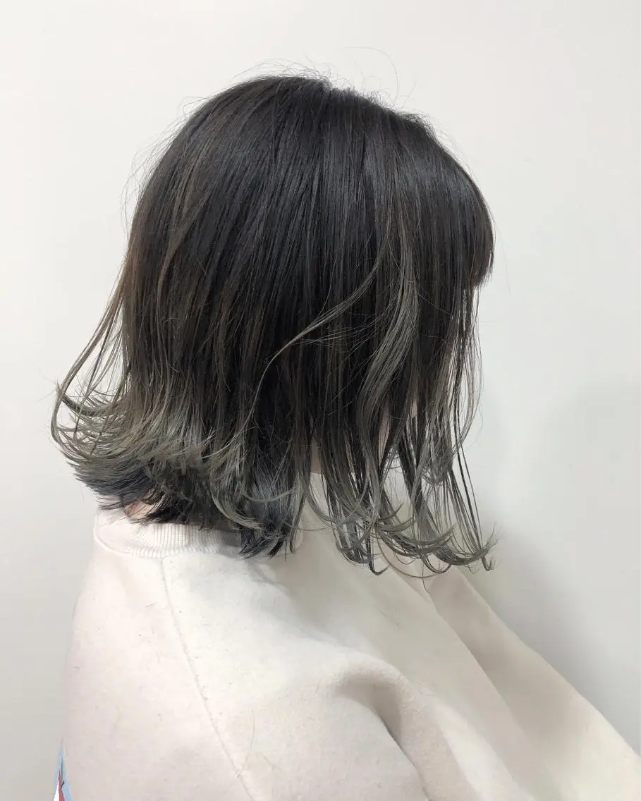 ミディアム カラー ブリーチ グラデーションカラー カット ヘアカラー トリートメント 小山功陽 /メンズスタイルのヘアスタイル
