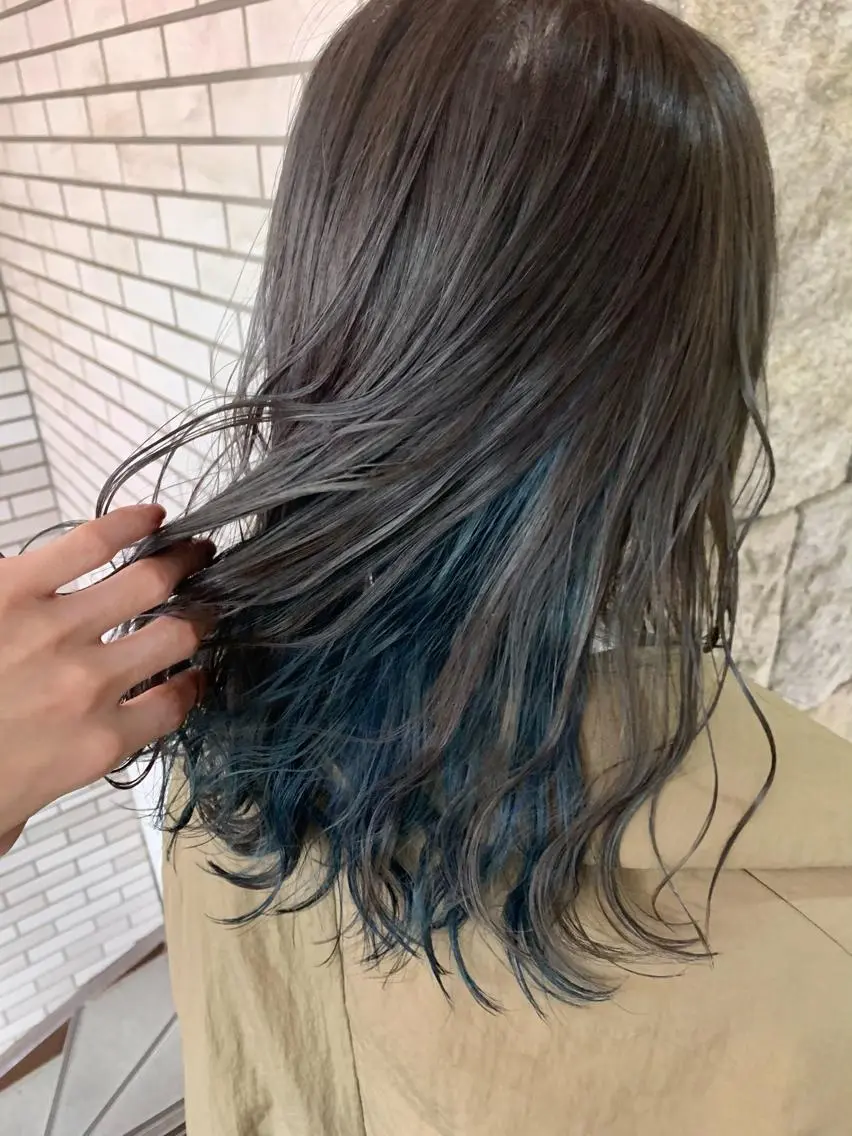 ミディアム カラー カット ヘアカラー オージュアソムリエ DAIKI⭐️のヘアスタイル