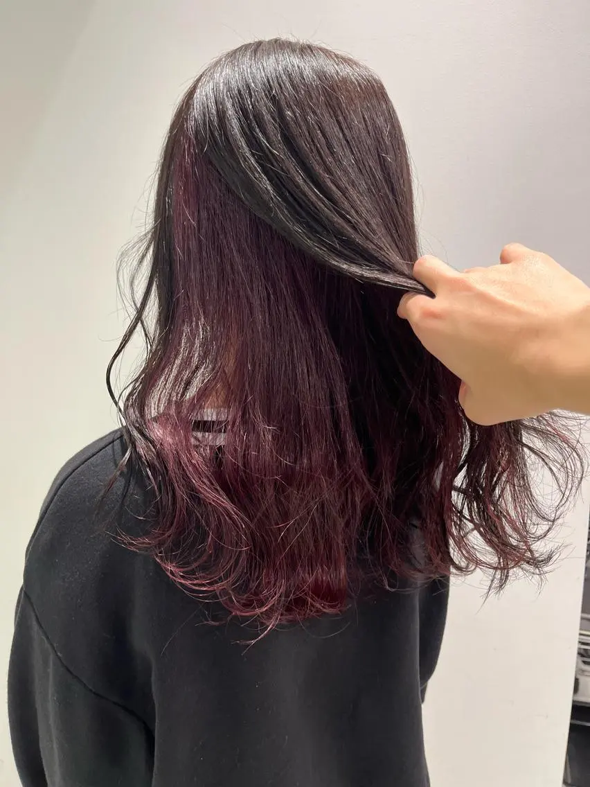 ロング ヘアカラー トリートメント ヘッドスパ ヘアセット 🪞透明感カラー🫧 縮毛矯正🥇かずきのヘアスタイル