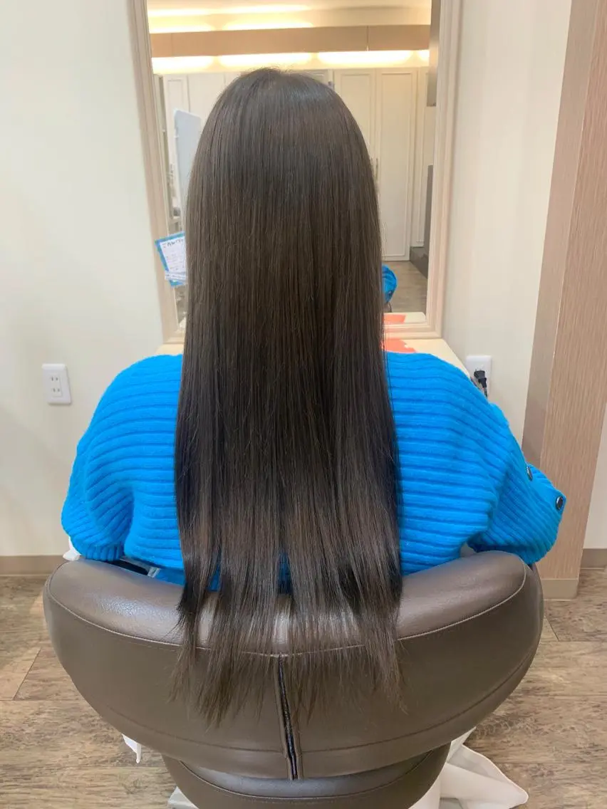カラー 透明感カラー グレージュ イルミナカラー スターダスト ヘアカラー 🦋艶モテカラー/ヘ アセット🦋YURIのヘアスタイル