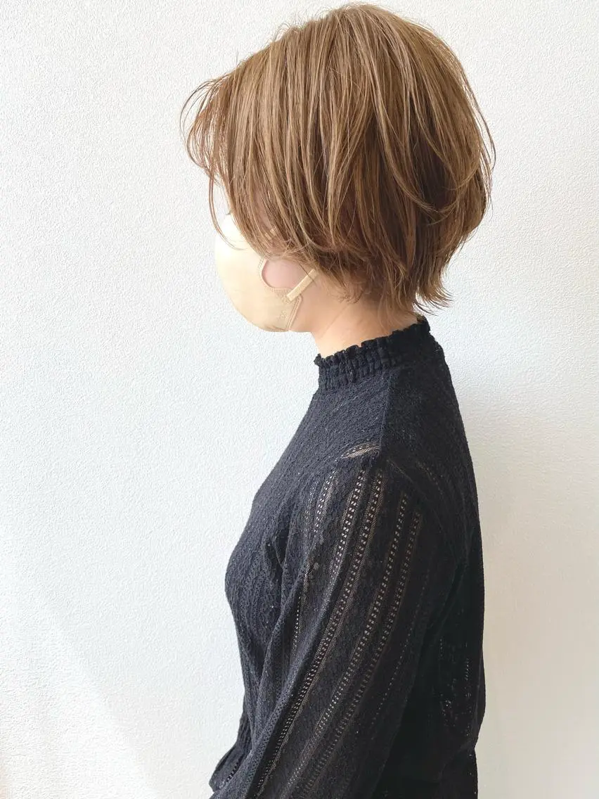 ミディアム ヘアカラー MYRTLE TSUNODAのヘアスタイル