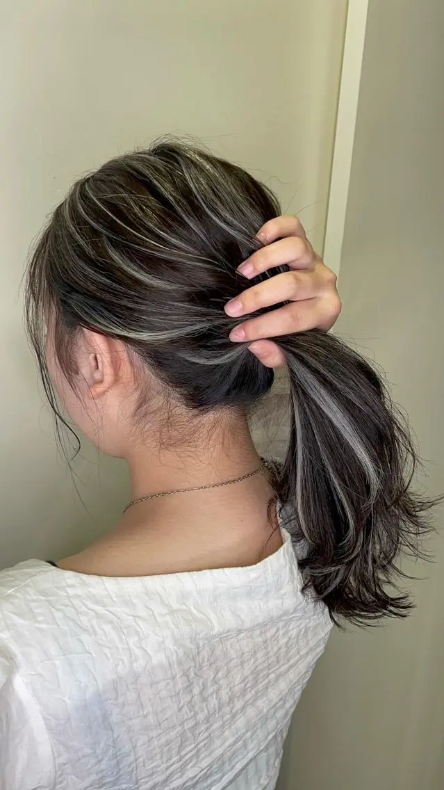 カラー アッシュ バレイヤージュ ベージュカラー ブリーチ グラデーションカラー 安田和洋 ブリーチカラー特化のヘアスタイル