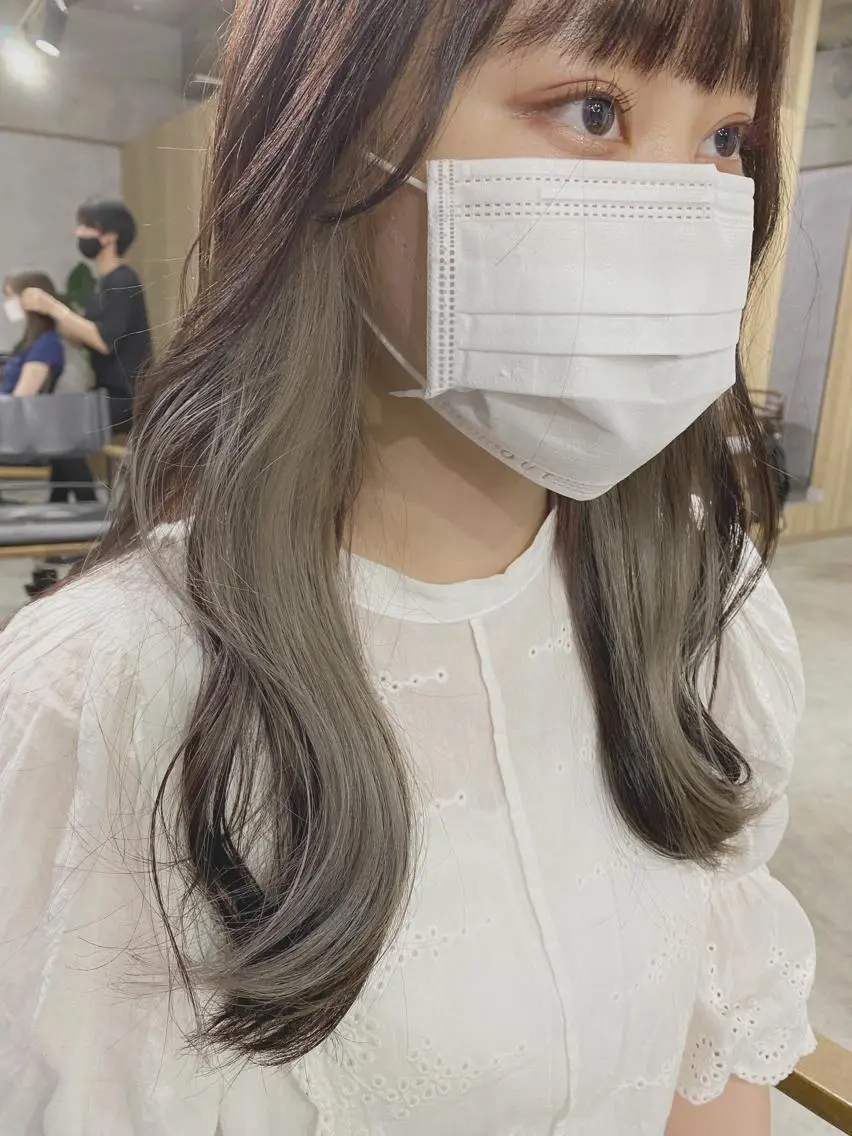 セミロング カラー ヘアカラー トリートメント 髪質改善/レイヤー カット手塚奨のヘアスタイル