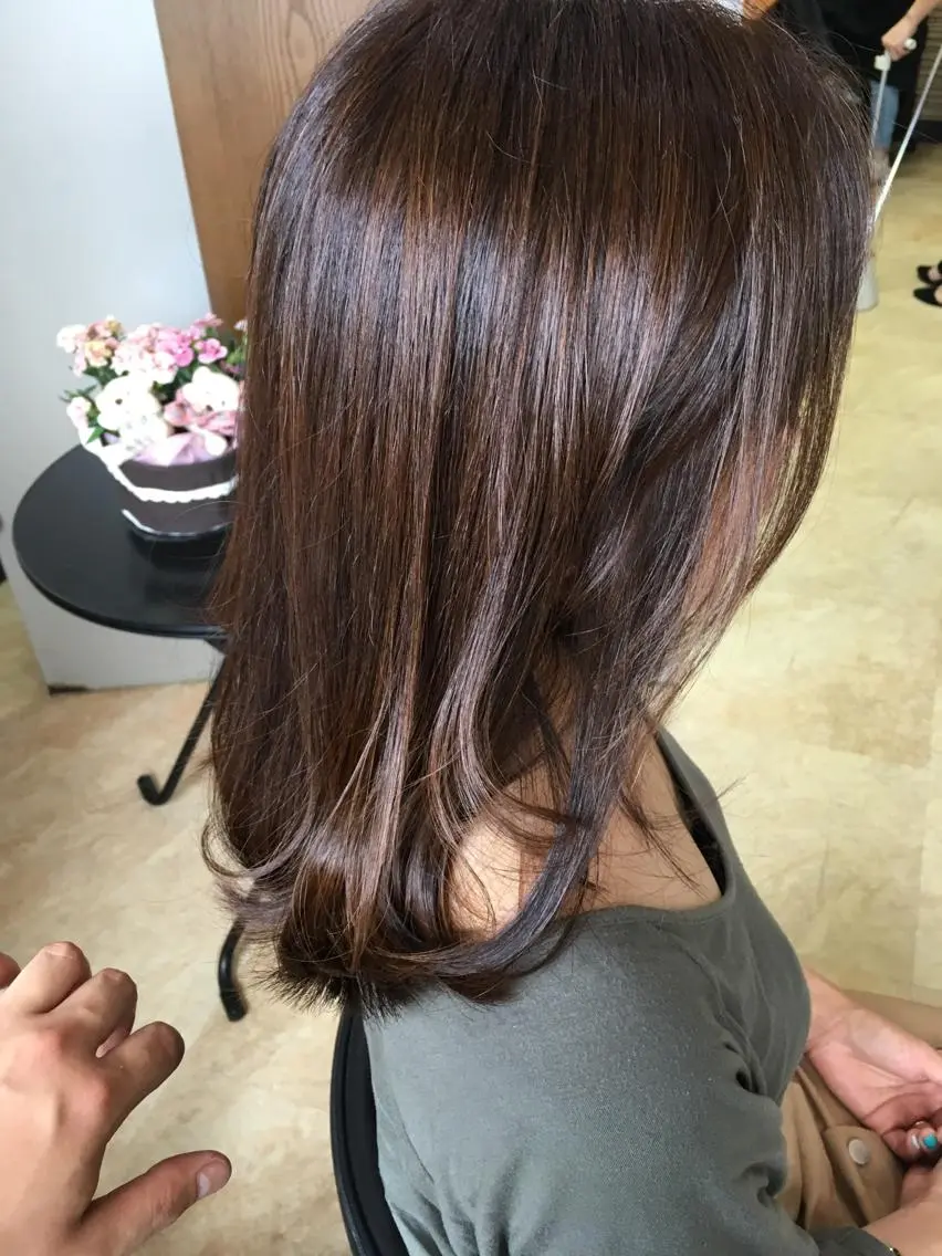 ロング カラー 鈴木 健太のヘアスタイル