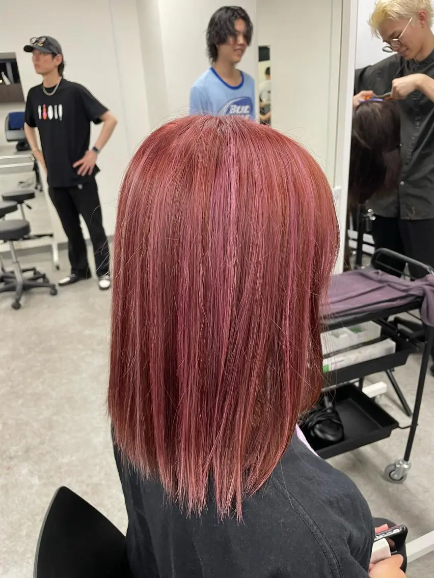 カラー ️🩷ハイトーン特化 RYUGA️🩵のヘアスタイル