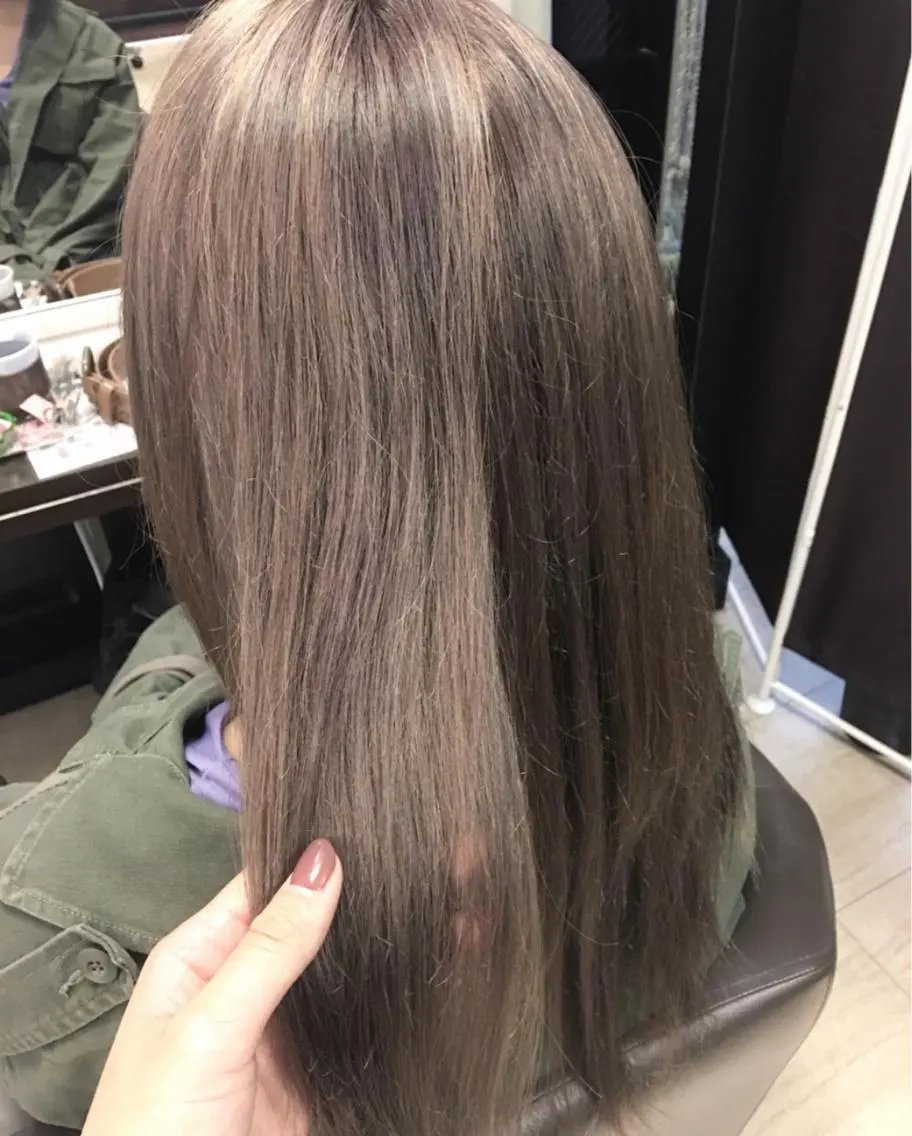 ロング カラー box mico. mutsumiのヘアスタイル
