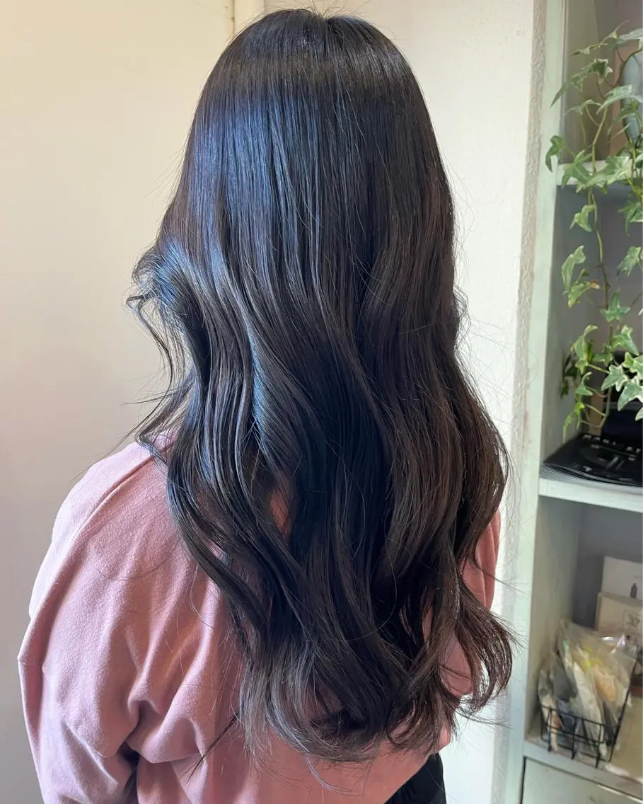 ロング カラー 透明感カラー ラベンダーカラー RuLaN AMIのヘアスタイル