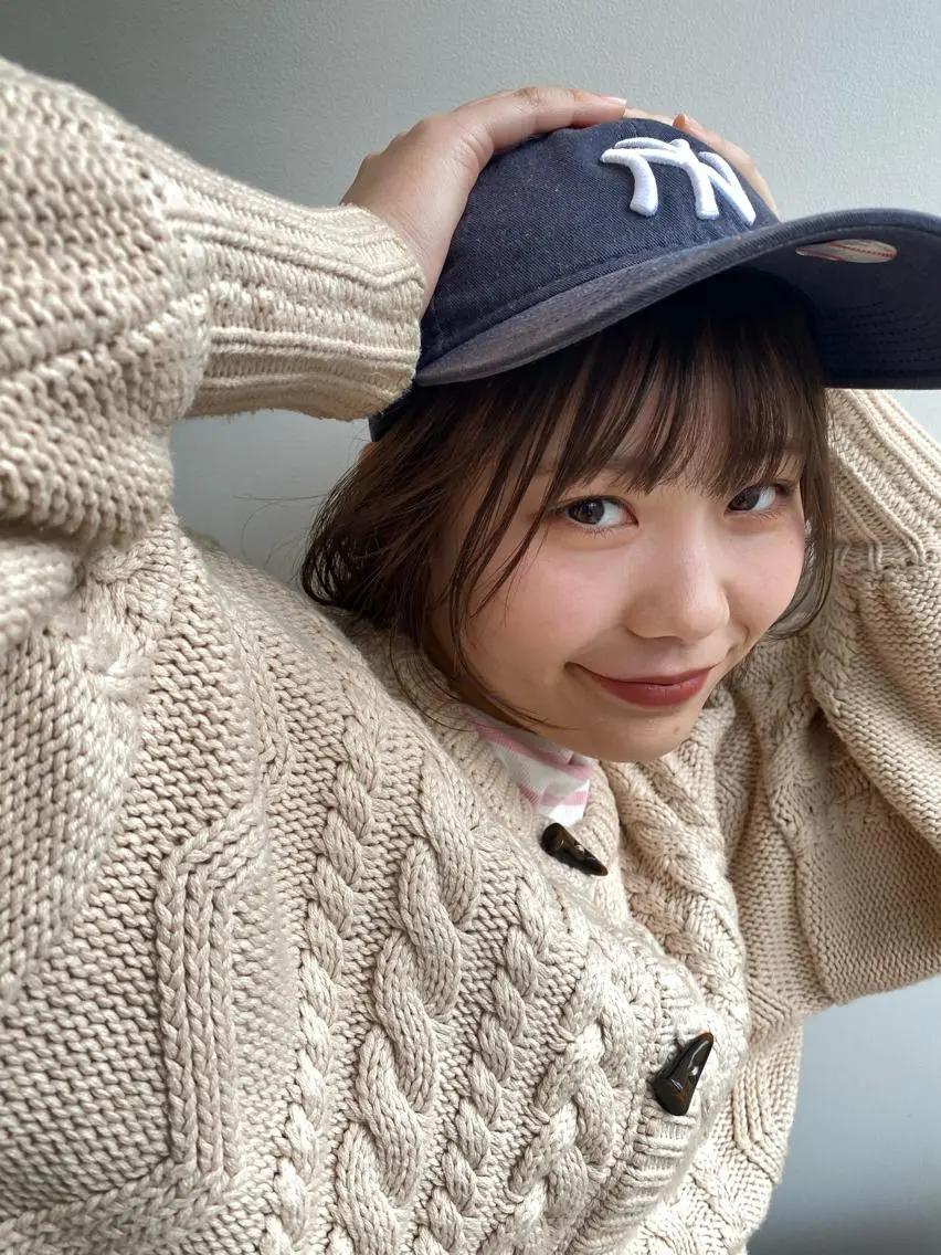 ミディアム カラー ヘアアレンジ 透明感カラー 砂原 ひよりのヘアスタイル