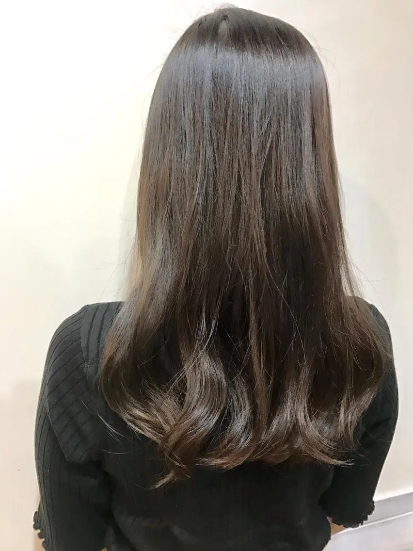 セミロング セミロングパーマ 女性専用サロン 【中崎町】ゆきみのヘアスタイル
