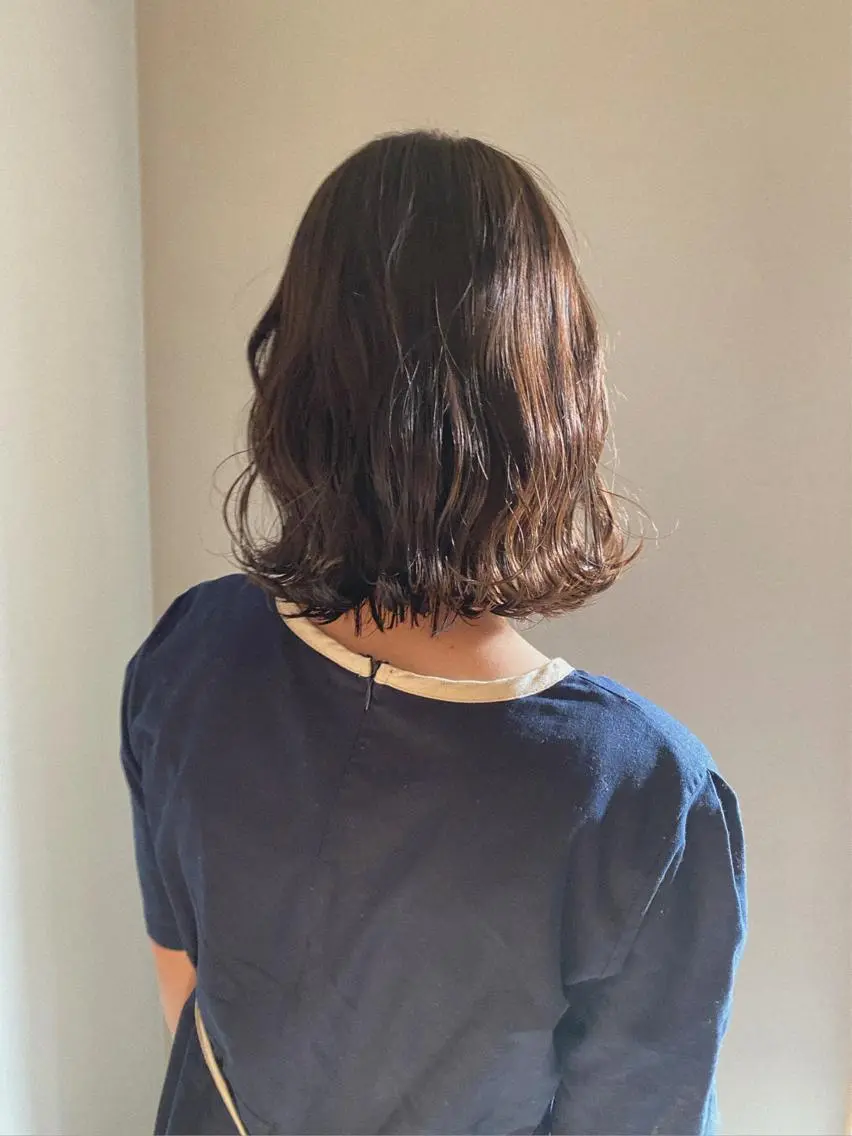 ミディアム 小顔カット 🌿リョウカのヘアスタイル