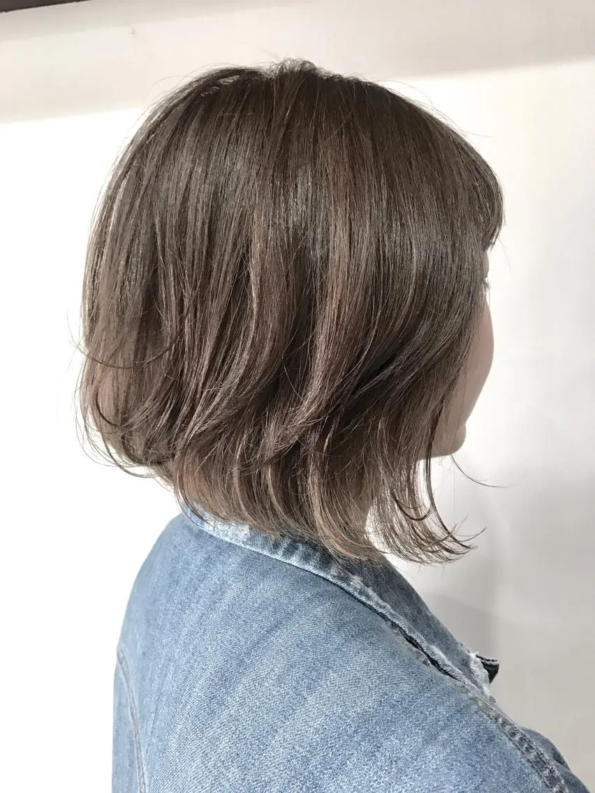 ショート カラー ベージュカラー ハイライトカラー ハイライト レイヤーカット 女性専用サロン 【中崎町】ゆきみのヘアスタイル