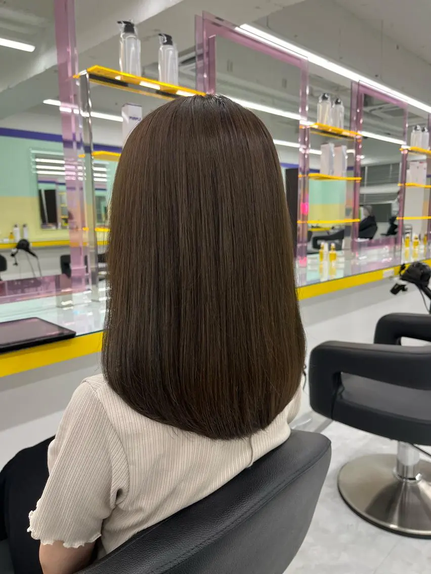 ロング ヘアカラー 🪞透明感カラー🫧 縮毛矯正🥇かずきのヘアスタイル
