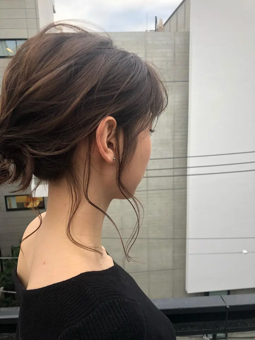 ヘアアレンジ 切りっぱなしボブ ボブ ショート職人 美容師【KENTA】のヘアスタイル