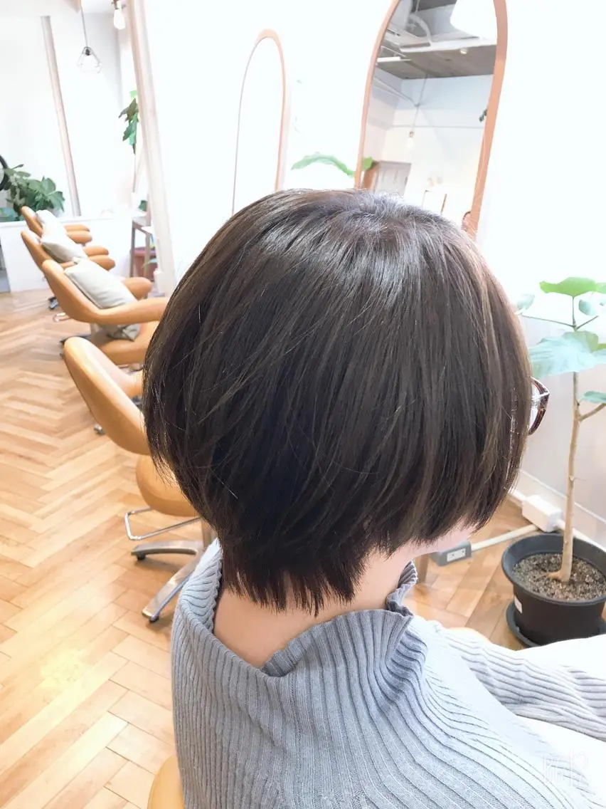 ショート カラー ショートヘア newi 天王寺 masakoのヘアスタイル