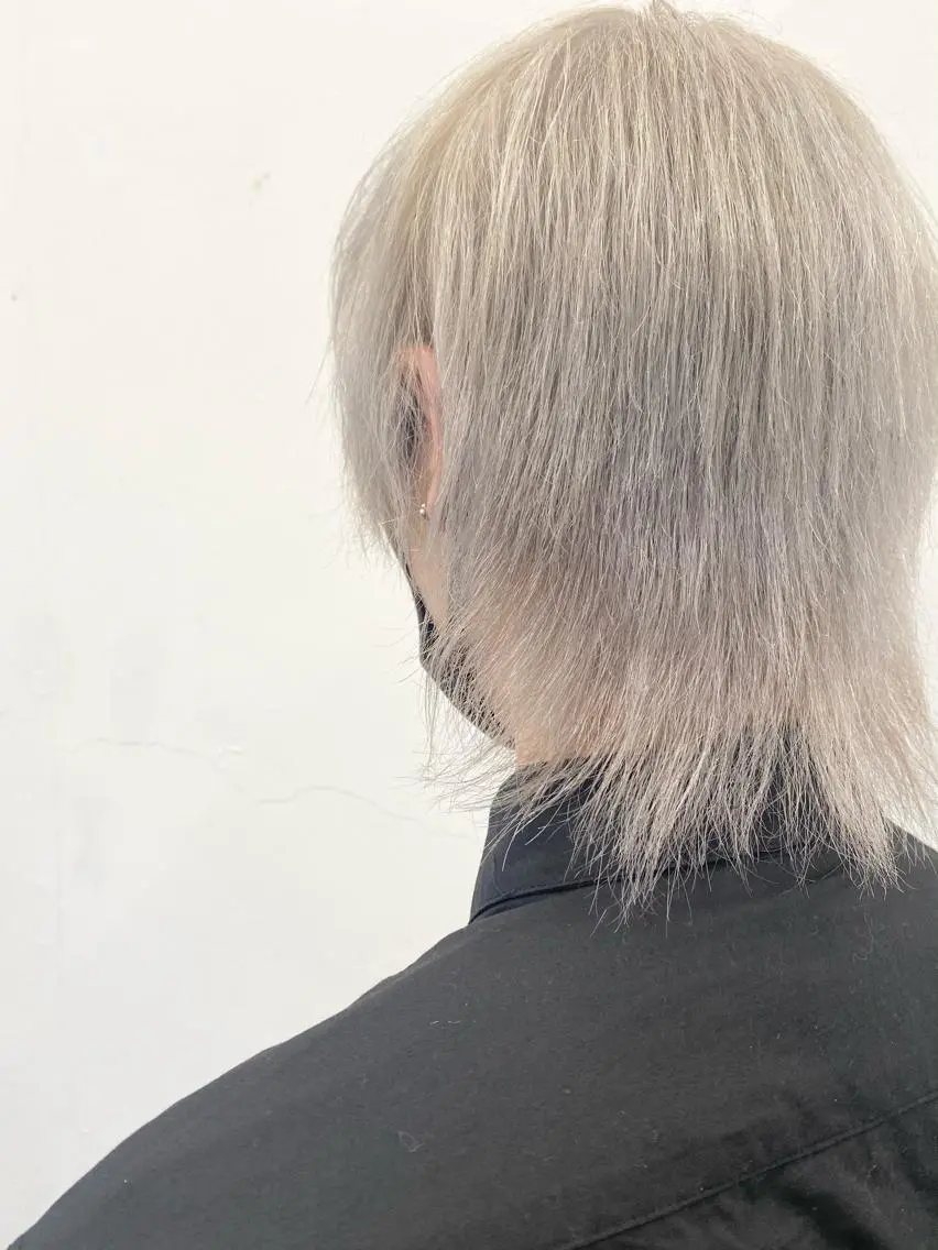 ショート パーマ ヘアアレンジ メンズ カット ヘアカラー トリートメント ブリーチ ハイトーン 特化🌈フジタハルキのヘアスタイル