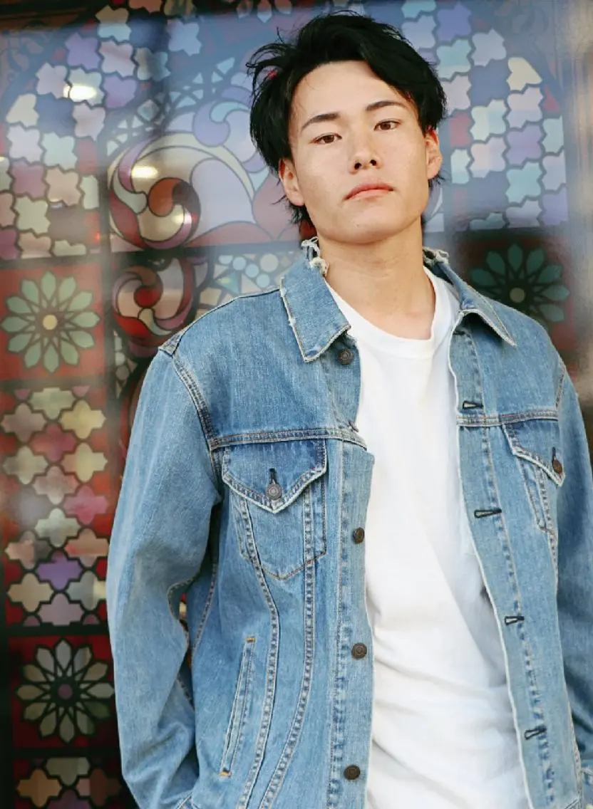 ショート パーマ メンズ 徳永 博志のヘアスタイル