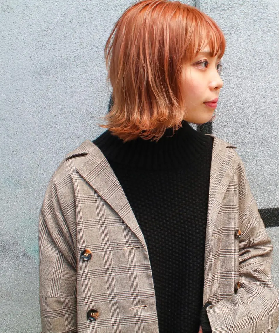 ミディアム カラー 🧡色落ちまで2度 楽しめる🧡ヨシキのヘアスタイル