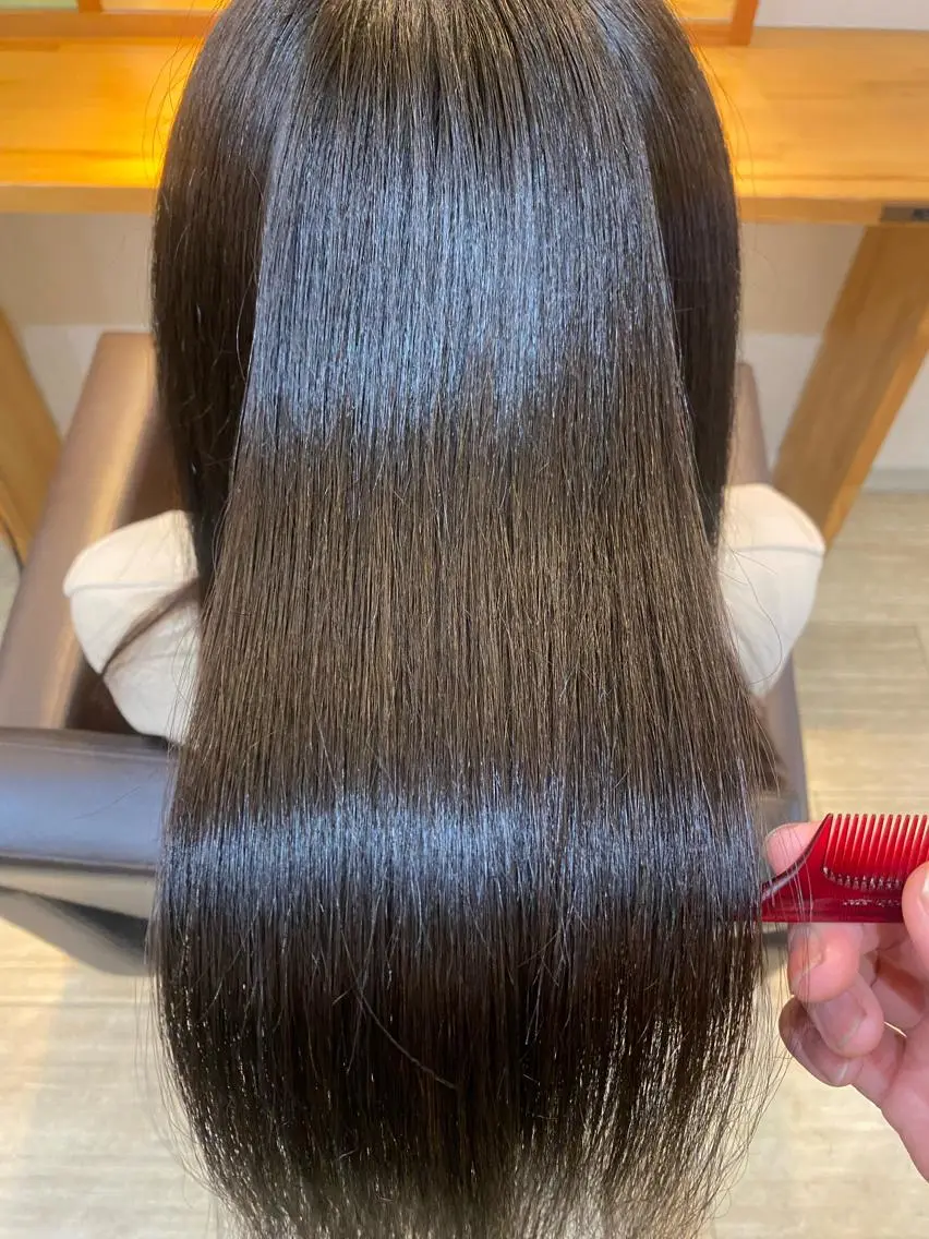 ロング カラー 和歌山髪質改善 那須優太のヘアスタイル