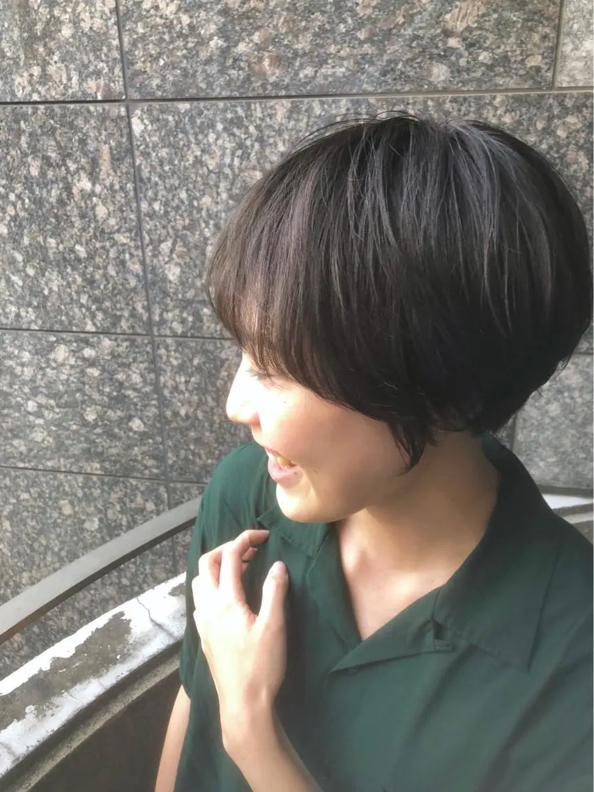 ショート カラーアンドケアリタ kitamuuuのヘアスタイル