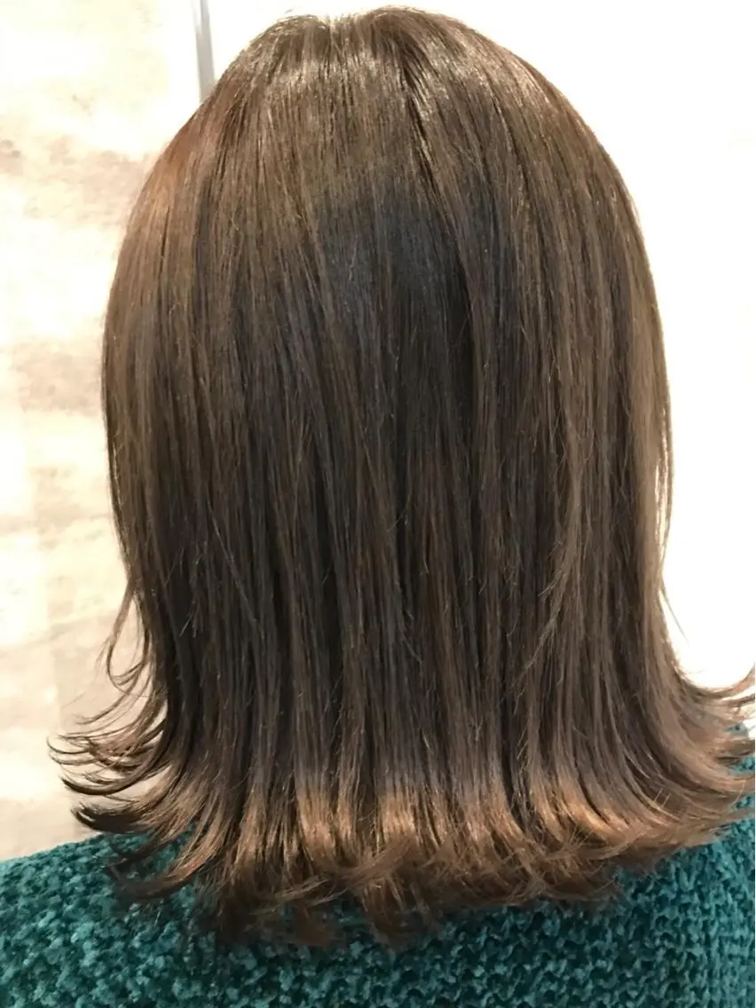 ミディアム カラー ベージュカラー 🫟Blanco🫟 Color&Careのヘアスタイル