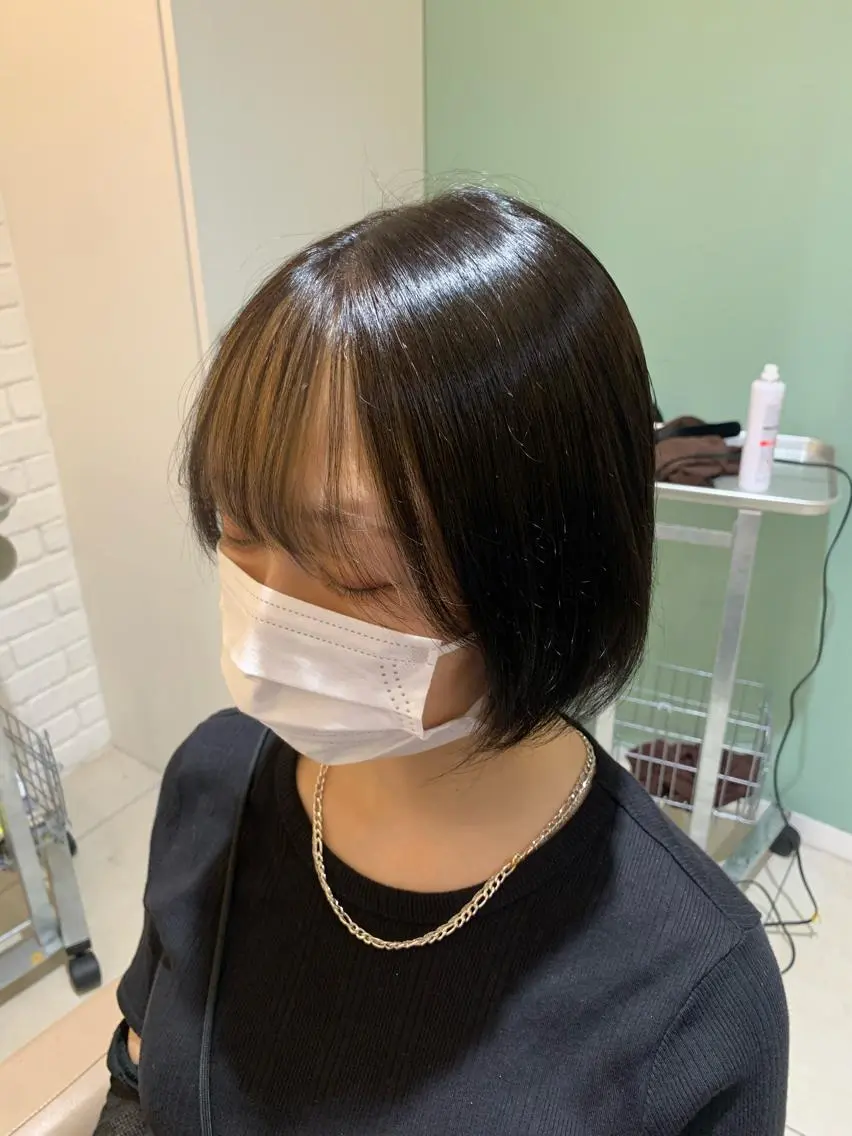 ショート カラー ベージュカラー ヘアカラー トリートメント ハイトーン/メンズ/ ウルフ特化 小松のヘアスタイル