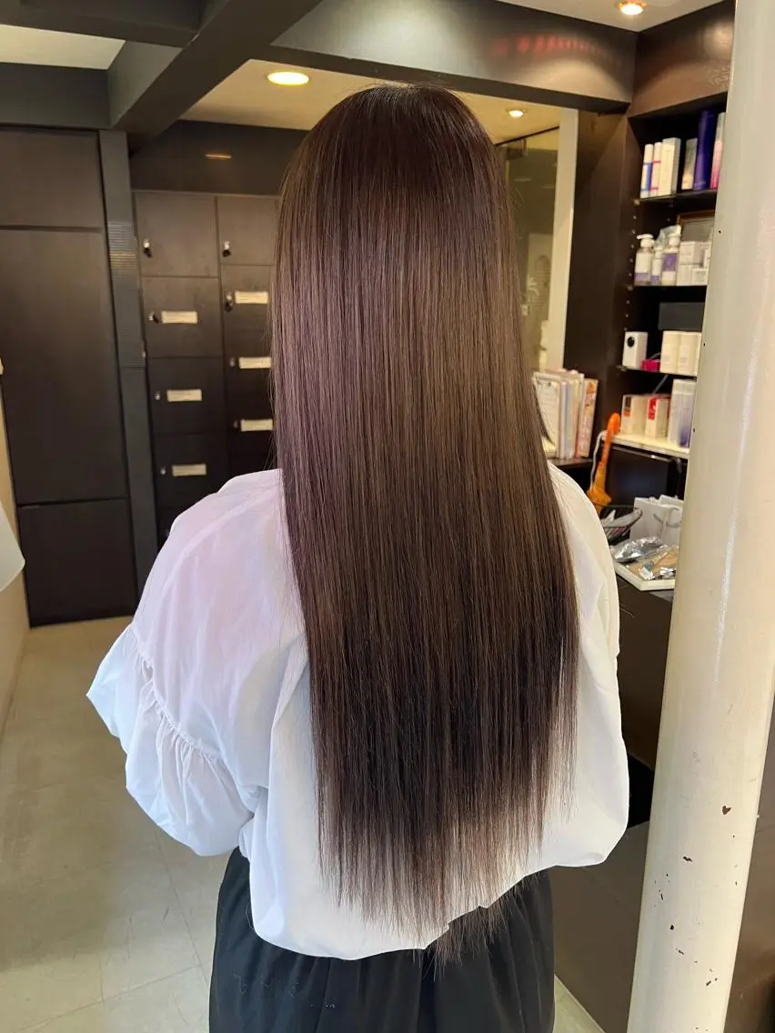 ロング ヘアカラー トリートメント エクステ カラコレなんば店 Maayaのヘアスタイル