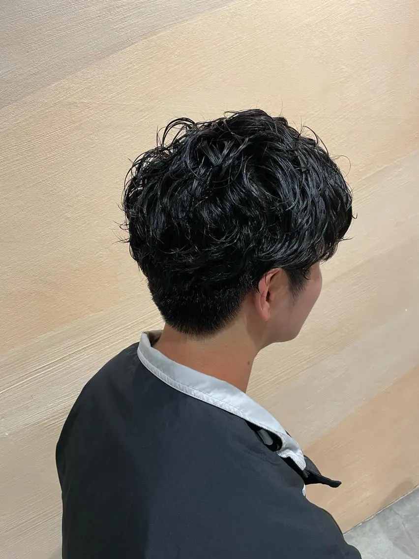 パーマ メンズ メンズパーマ 箭内葉月/メンズ👔 ワンカールパーマのヘアスタイル