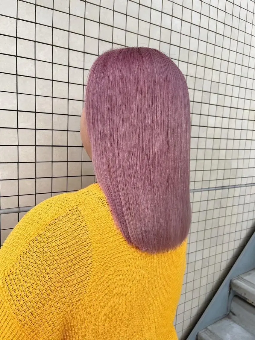セミロング Mirashy 成田のヘアスタイル
