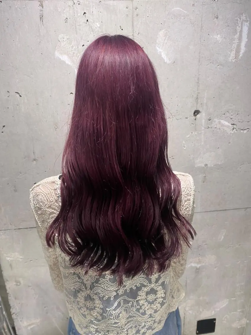 ロング カラー ラベンダーカラー ピンクカラー ピンクラベンダー ベージュカラー💖 やすひろのヘアスタイル