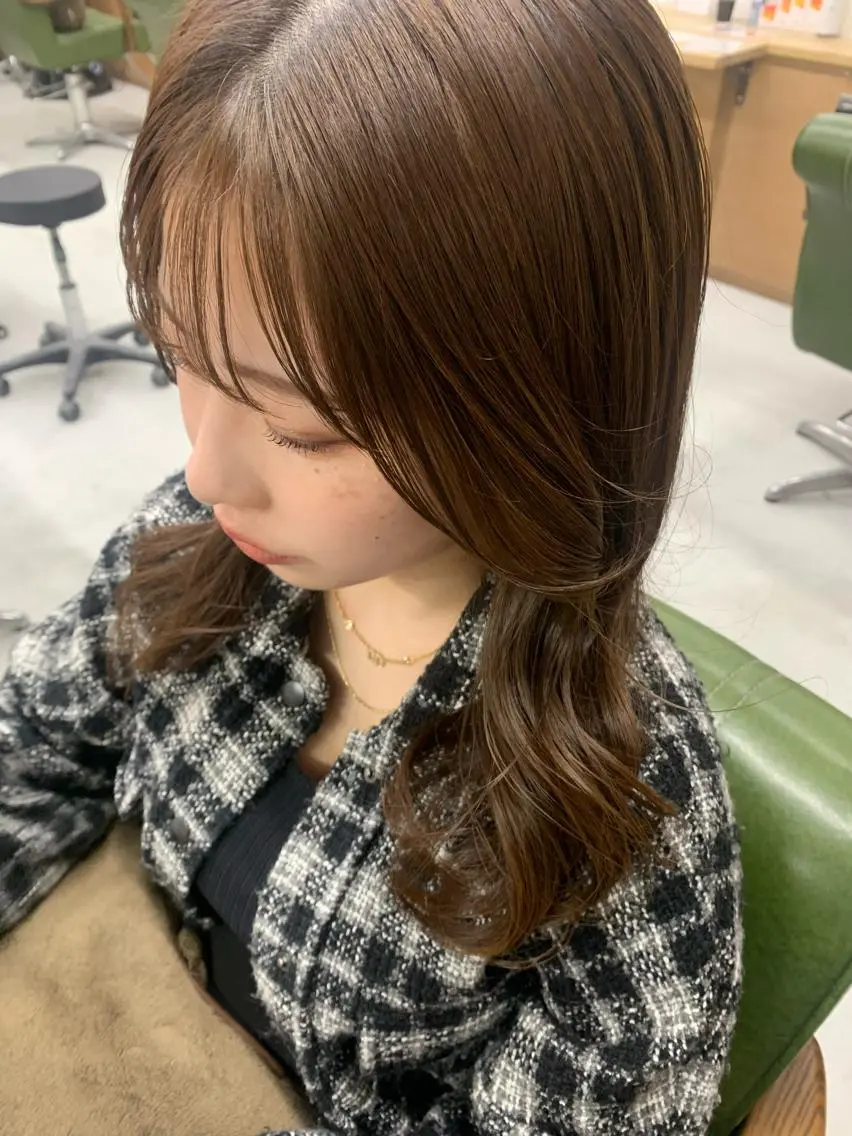 ロング YUNA🧡 艶髪/Wカラー🧡のヘアスタイル