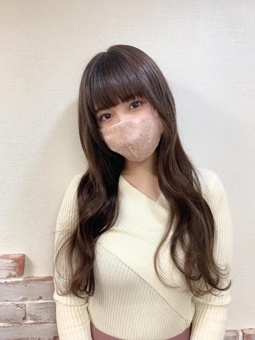 カラー ロング Reflet 新宿/プルエクステのヘアスタイル