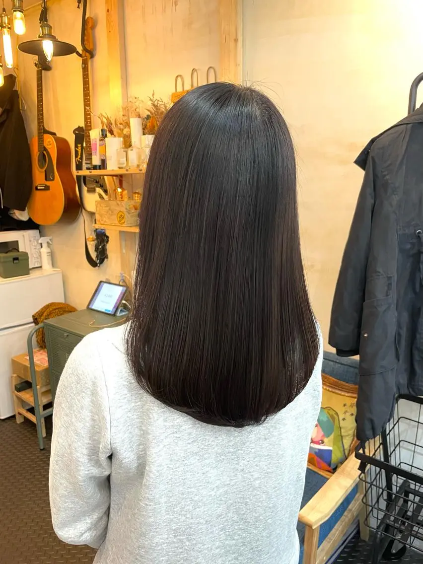 ロング カラー トリートメント カット ヘアカラー トリートメント 水素トリートメント／ 髪質改善/ナカノメのヘアスタイル