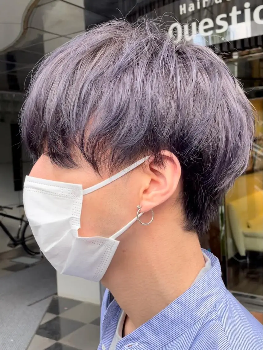 カラー メンズ ヘアカラー トリートメント 古指 匠巳のヘアスタイル