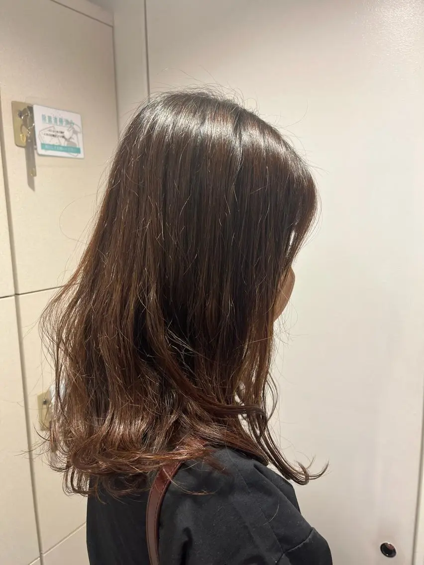 セミロング パーマ セミロングパーマ 石井 良典のヘアスタイル
