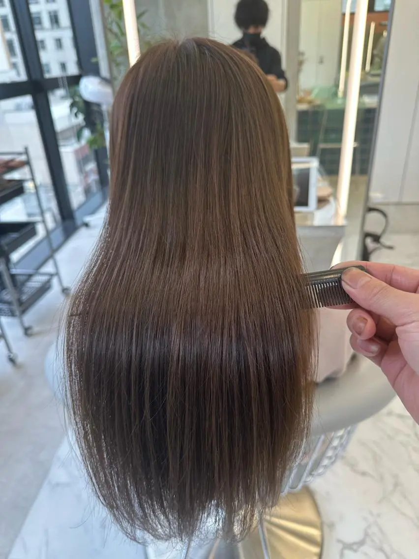 ロング カット ヘアカラー トリートメント ✨縮毛矯正✨レイヤー ホウダカズヒロのヘアスタイル