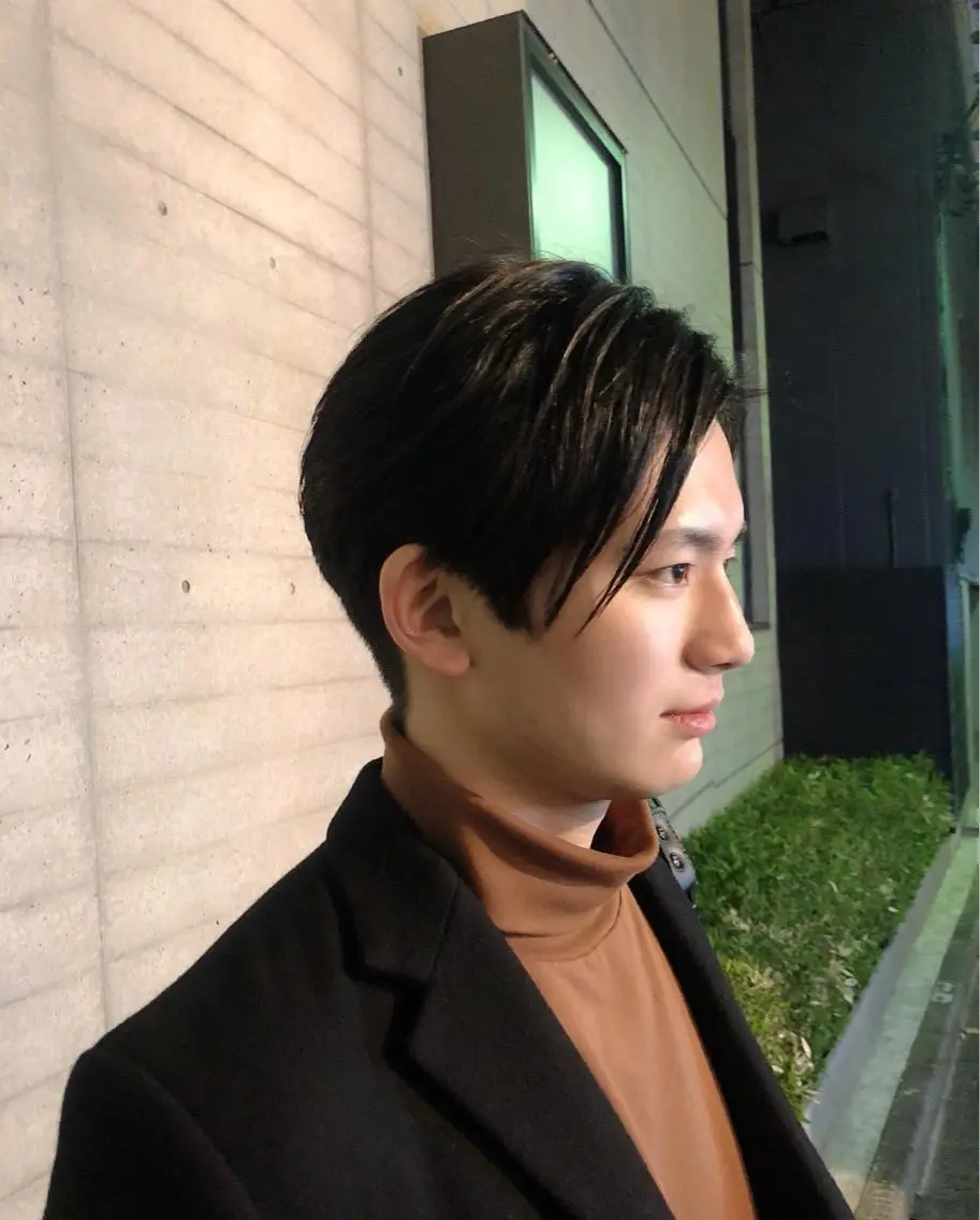 メンズ ✨色持ちの良い艶 カラー✨蟹江真世のヘアスタイル