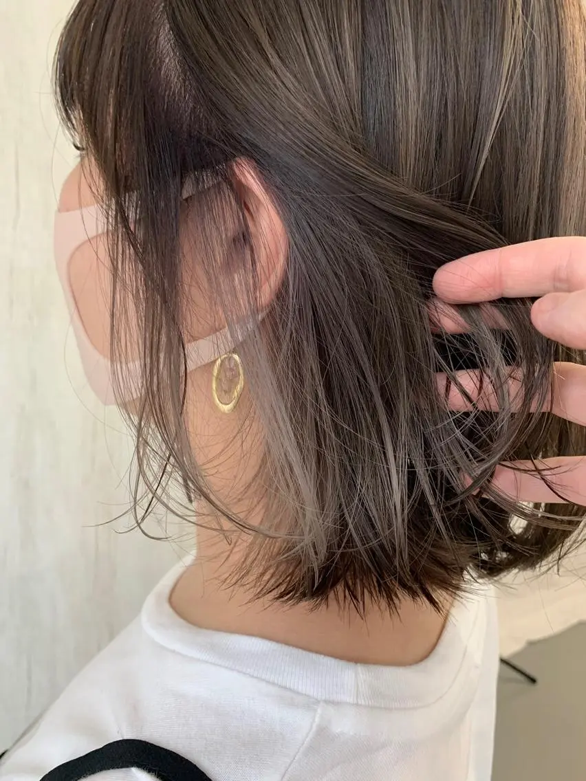 ミディアム カラー カット ヘアカラー トリートメント ROW町田★ 船木のヘアスタイル