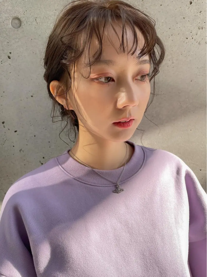 ミディアム ヘアアレンジ ミディアムパーマ レイヤーカット 蔵前 デザインカット KOBAYASHIのその他イメージ