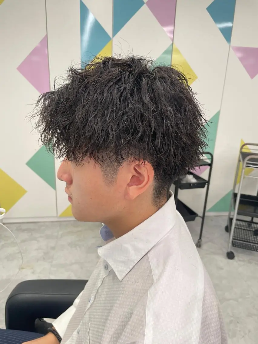 カラー パーマ メンズ 【メンズサロン】 BLUCK 横浜のヘアスタイル