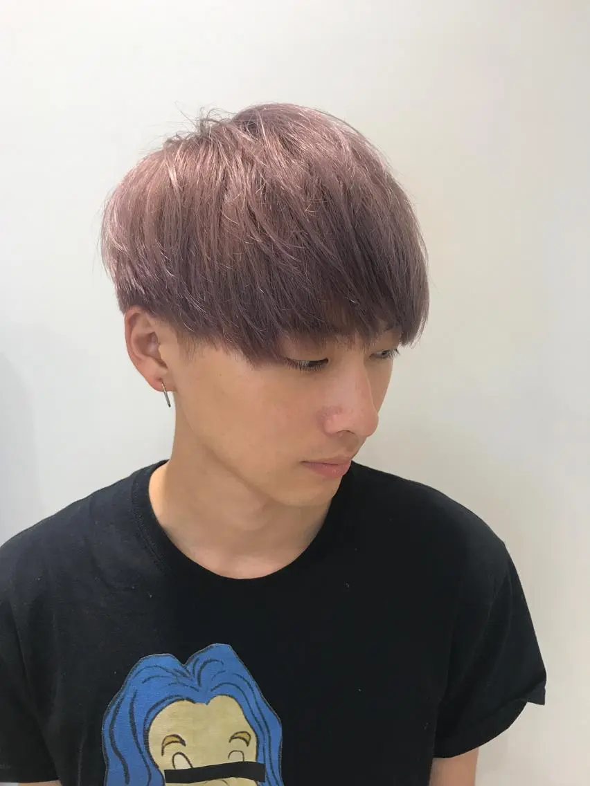 ショート カラー アッシュ ピンクカラー ピンクアッシュ カット ヘアカラー トリートメント インナーエクステ渋谷 🦋KAJIのヘアスタイル