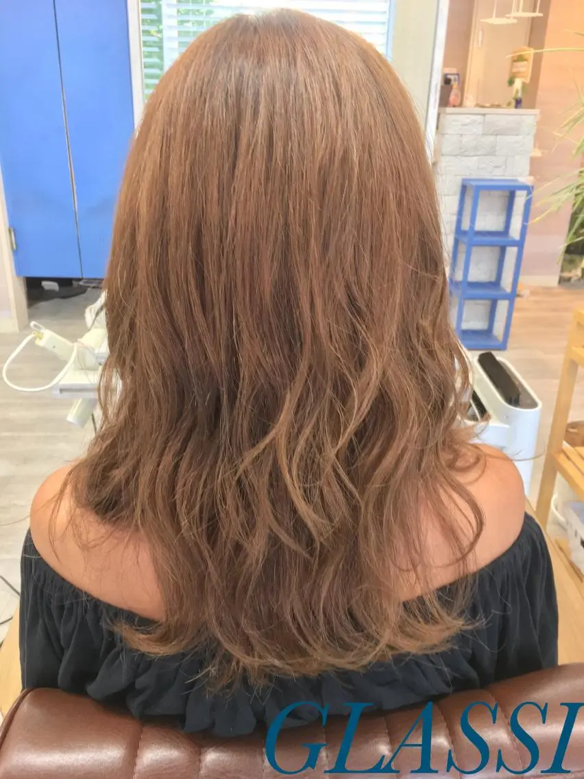 ミディアム カラー 🌈似合わせカット 中村隆寛のヘアスタイル