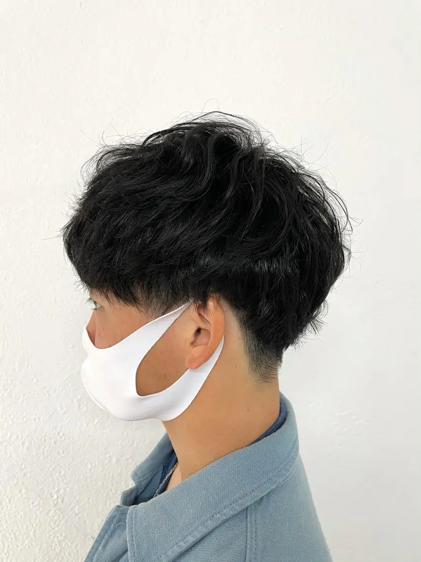 ショート パーマ メンズ カット ヘッドスパ 【東北メンズヘア1 位受賞🥇】本間祐太のヘアスタイル