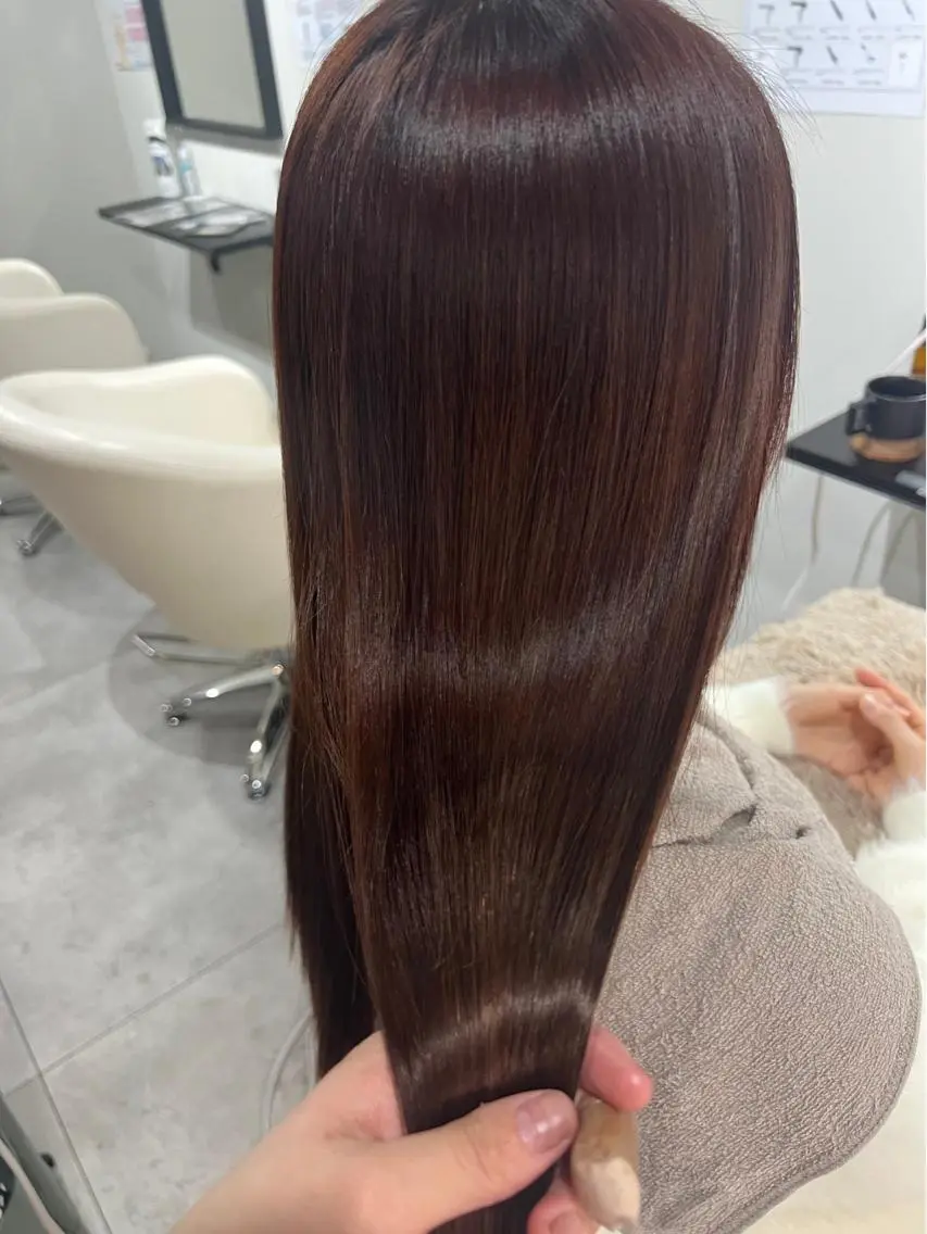 ロング 髪質改善 ヘッドスパ シェアハピ 隼人のヘアスタイル