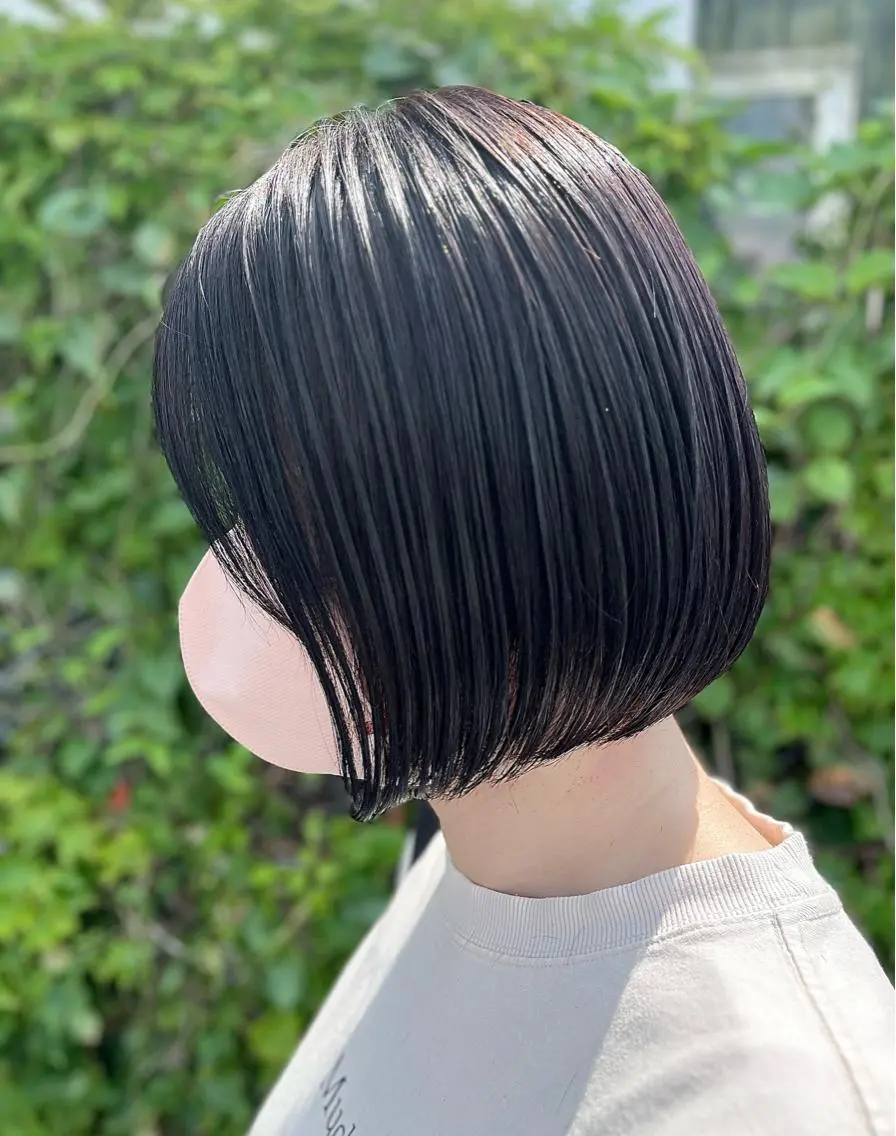 ショート カラー バレイヤージュ ブリーチ ケアブリーチ 透明感カラー デザインカラー 🔆韓国 norika🔆のヘアスタイル