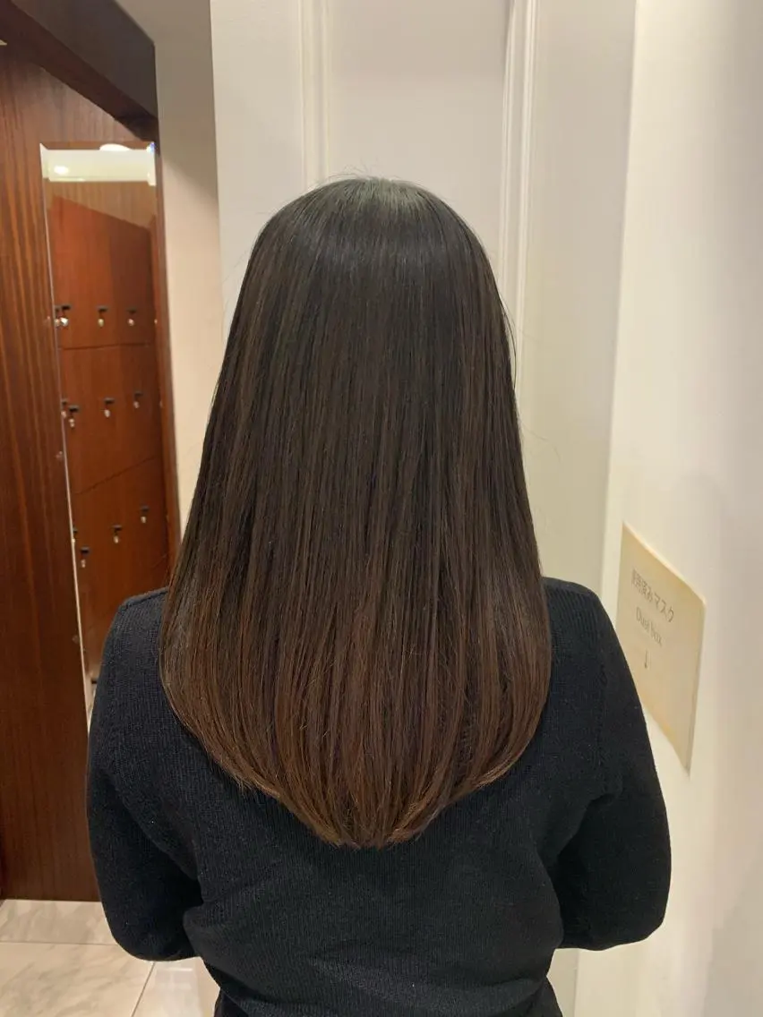 ロング デジタルパーマ🫧 韓国風ヘア🫧サクラのヘアスタイル