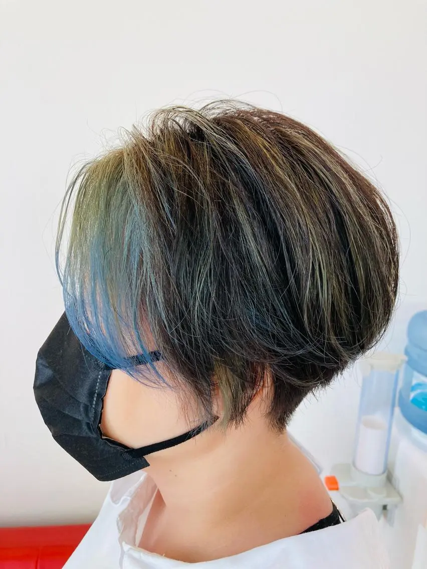 ショート カット ヘアカラー トリートメント PazRood 山下のヘアスタイル