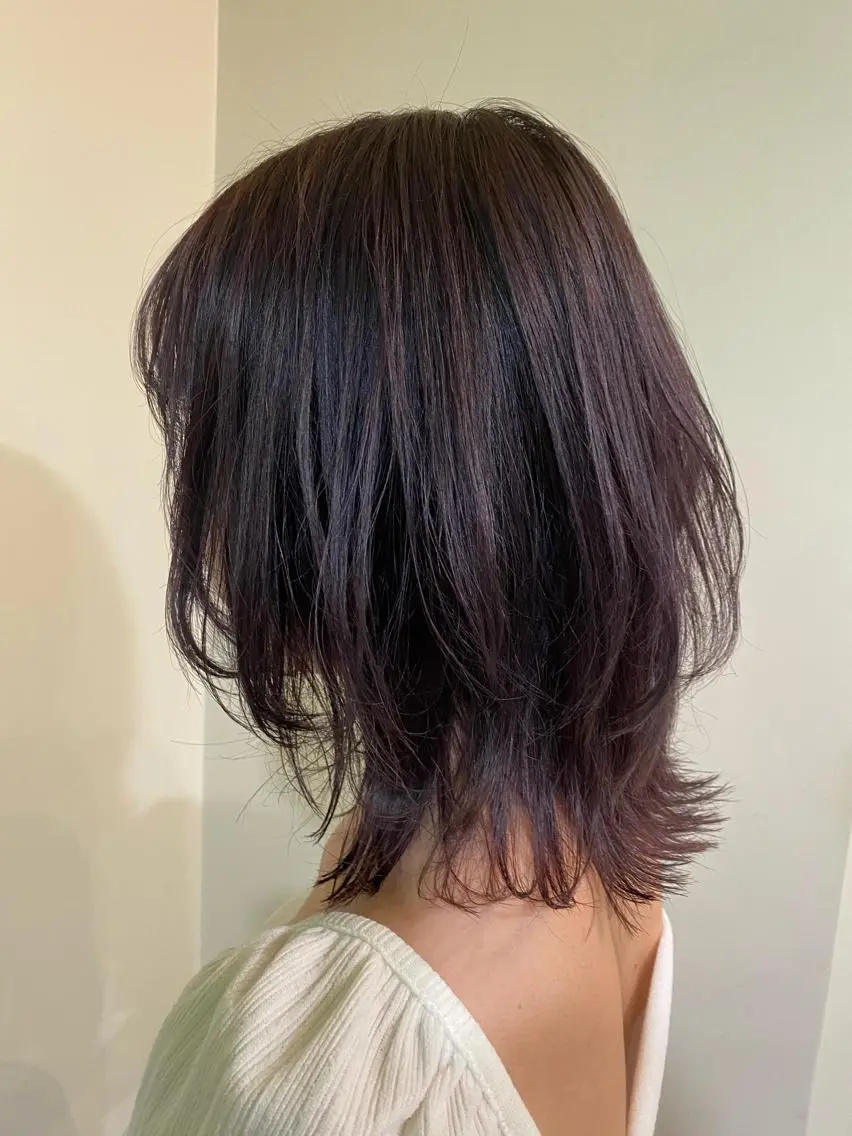 ミディアム カラー パーマ ヘアアレンジ メンズ キッズ ネイル マツエク・マツパ メンズブリーチ メンズウルフカット ブリーチ ダブルカラー ラベンダーカラー カット ヘアカラー 🌈デザインヘア職人 Kaede🌈のヘアスタイル